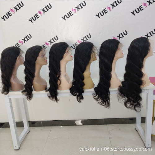 200 density 13x4 HD Transparent Lace Front Human Hair Wigs For Black Women 360 full Lace Frontal Wigs Glueless wig vendor